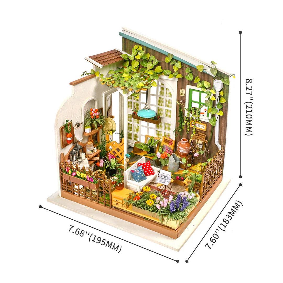 Rolife Miller's Garden DIY Miniature House Kit DG108 - The Emporium