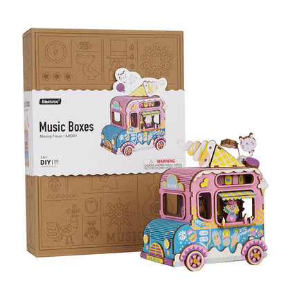 Rolife Moving Flavor Music Box 3D Wooden Puzzle AMD61 - The Emporium