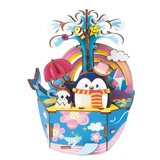 Rolife Ocean Park Music Box 3D Wooden Puzzle AMD51 - The Emporium