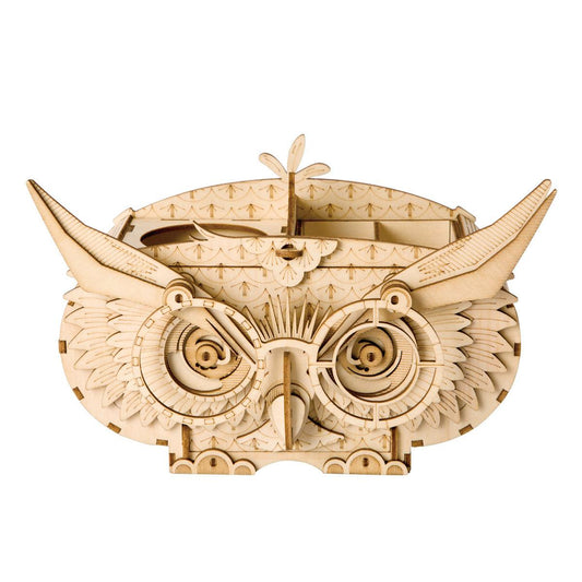 Rolife Owl Storage Box 3D Wooden Puzzle TG405 - The Emporium