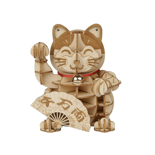 Rolife Plutus Cat 3D Wooden Puzzle TG303 - The Emporium