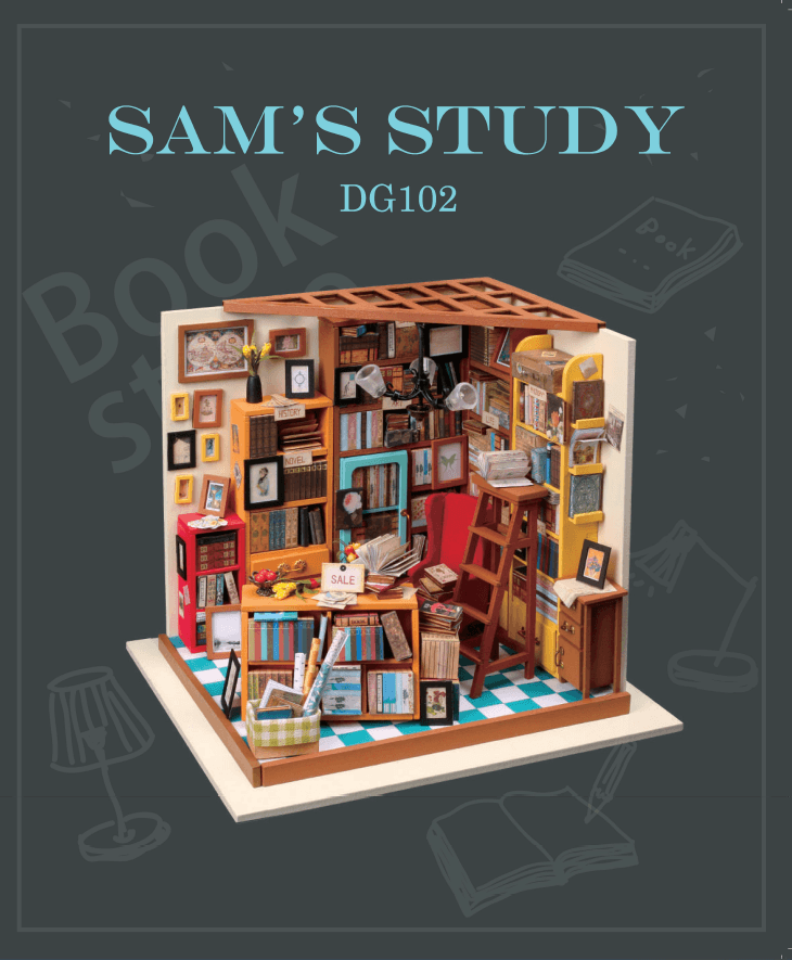 Rolife Sam's Study Library DG102 | English Manual - The Emporium