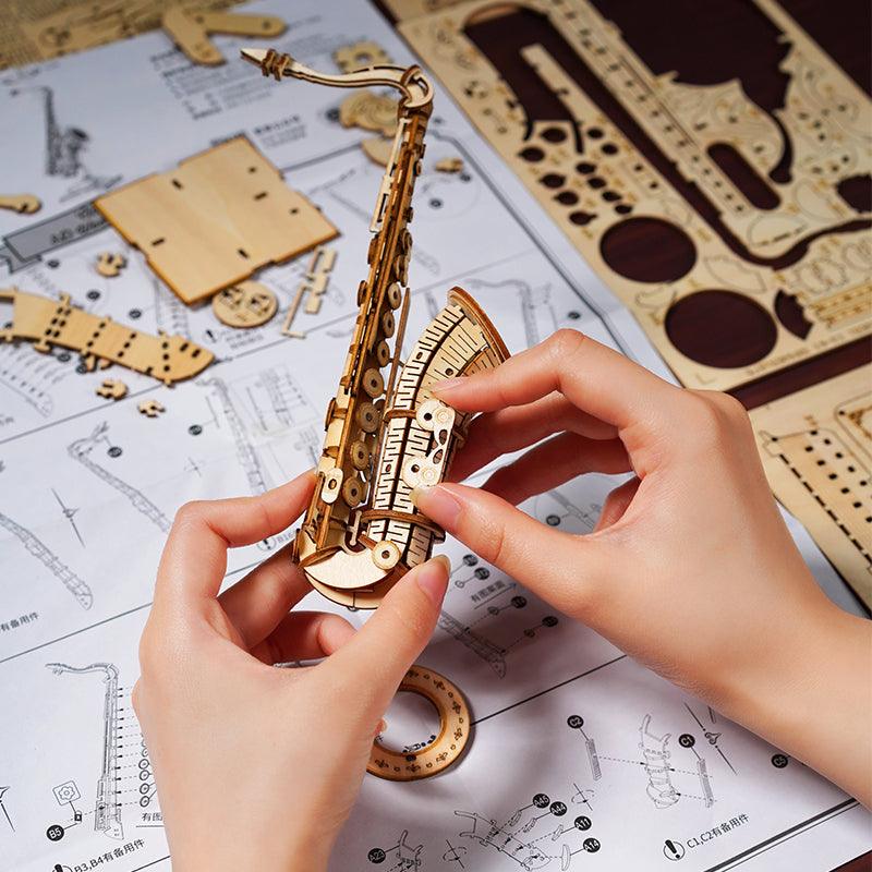 Rolife Saxophone 3D Wooden Puzzle TG309 - The Emporium