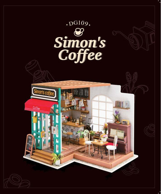 Rolife Simon's Coffee Shop DG109 | English Manual