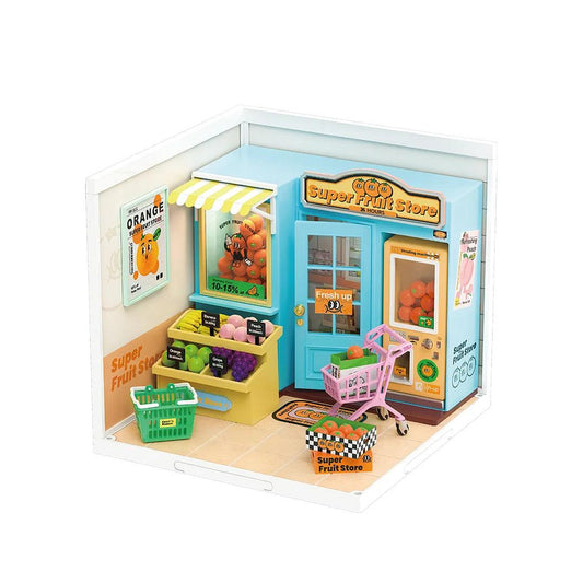 Rolife Super Creator Super Fruit Store Plastic DIY Miniature House Kit DW003 - The Emporium