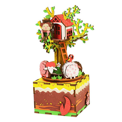 Rolife Tree House Music Box 3D Wooden Puzzle AM408 - The Emporium