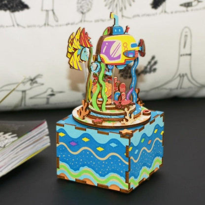 Rolife Under The Sea Music Box 3D Wooden Puzzle AM406 - The Emporium