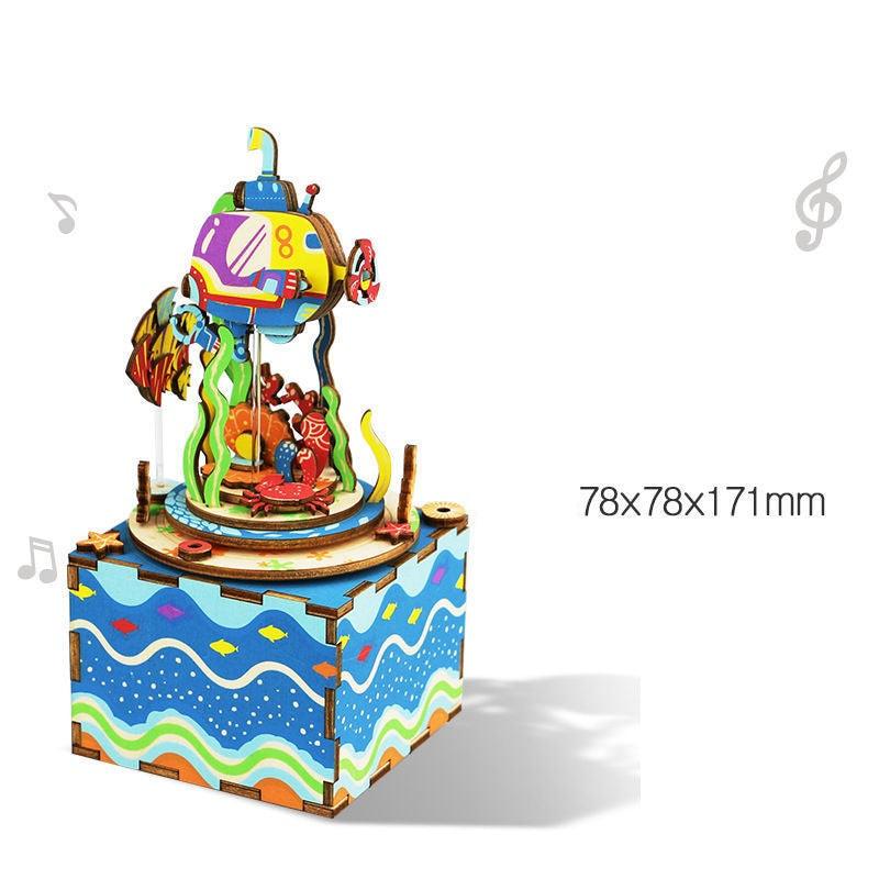 Rolife Under The Sea Music Box 3D Wooden Puzzle AM406 - The Emporium