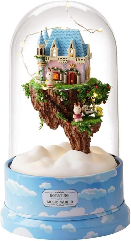 Rotating and Music World DIY Miniature House Kit | The Dream of the Sky - The Emporium