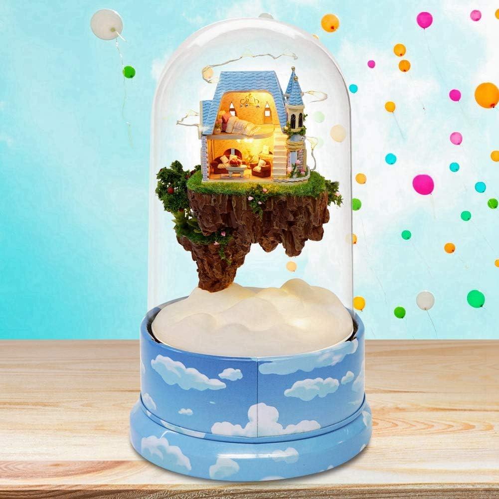 Rotating and Music World DIY Miniature House Kit | The Dream of the Sky - The Emporium