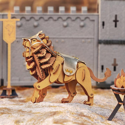 Rowood Warrior-Lion 3D Wooden Puzzle TWA03 - The Emporium