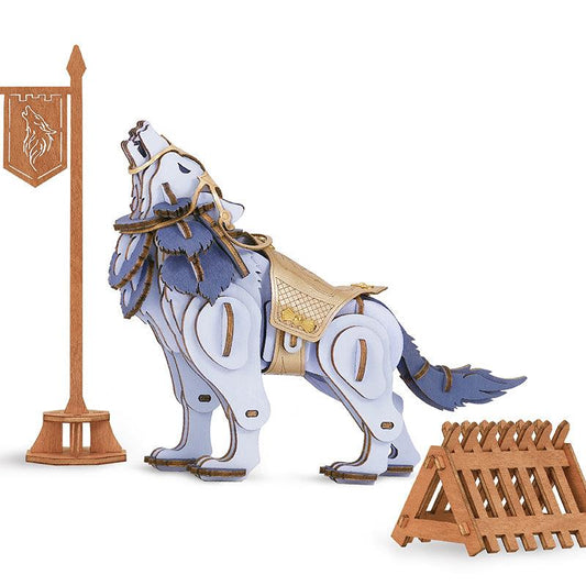Rowood Warrior-Wolf 3D Wooden Puzzle TWA04 - The Emporium