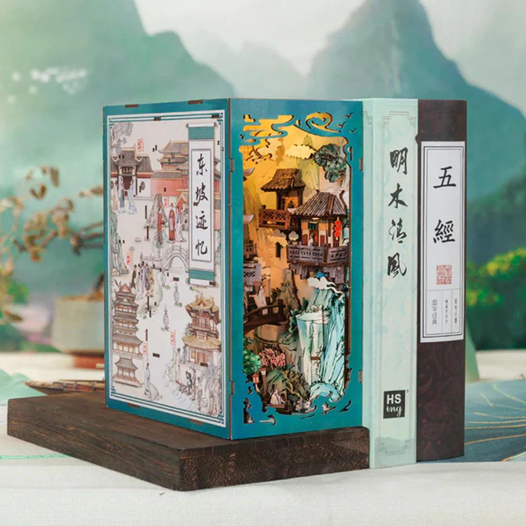 Su Dongpo's Life DIY Book Nook Shelf Insert Kit - The Emporium