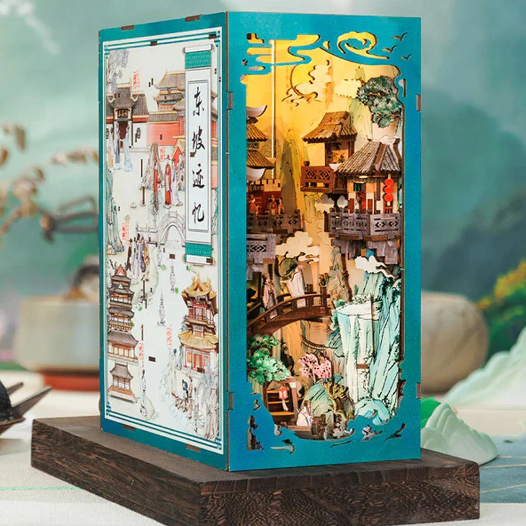 Su Dongpo's Life DIY Book Nook Shelf Insert Kit - The Emporium