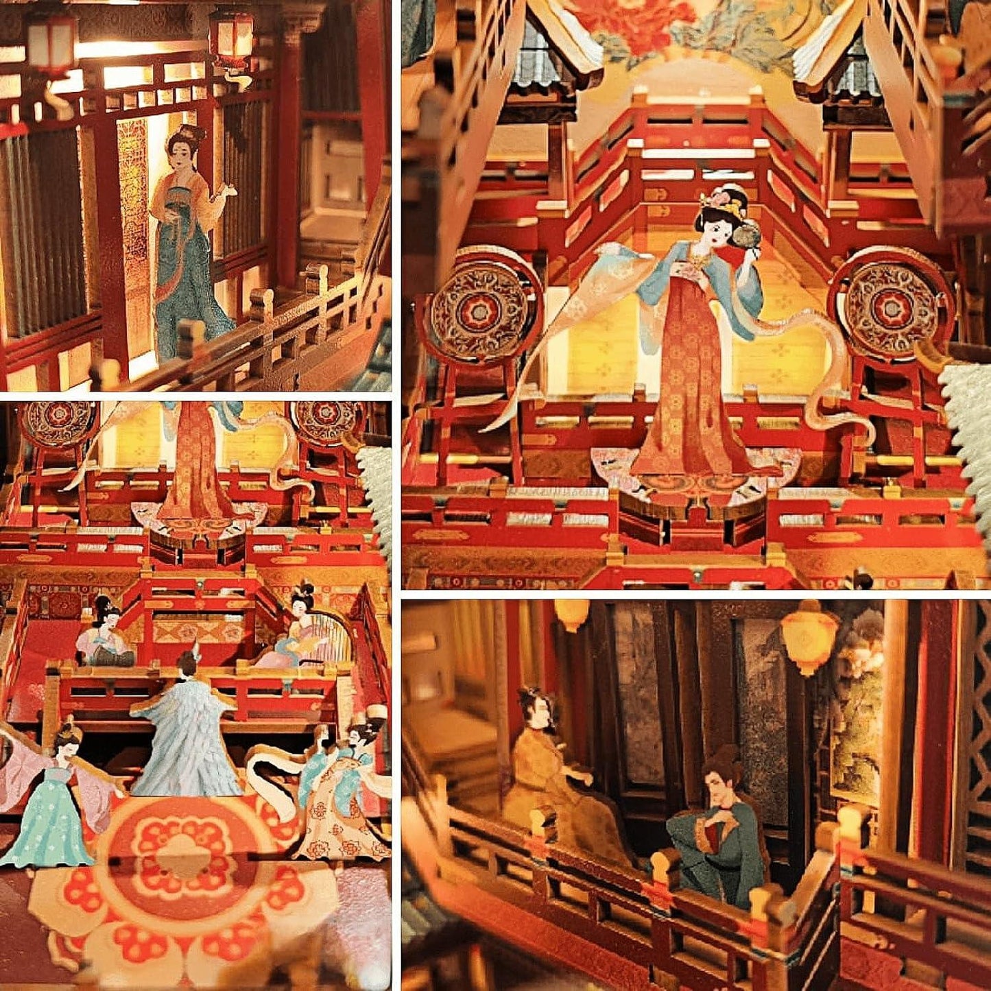 Tang Palace Banquet | DIY Book Nook Shelf Insert Kit - The Emporium