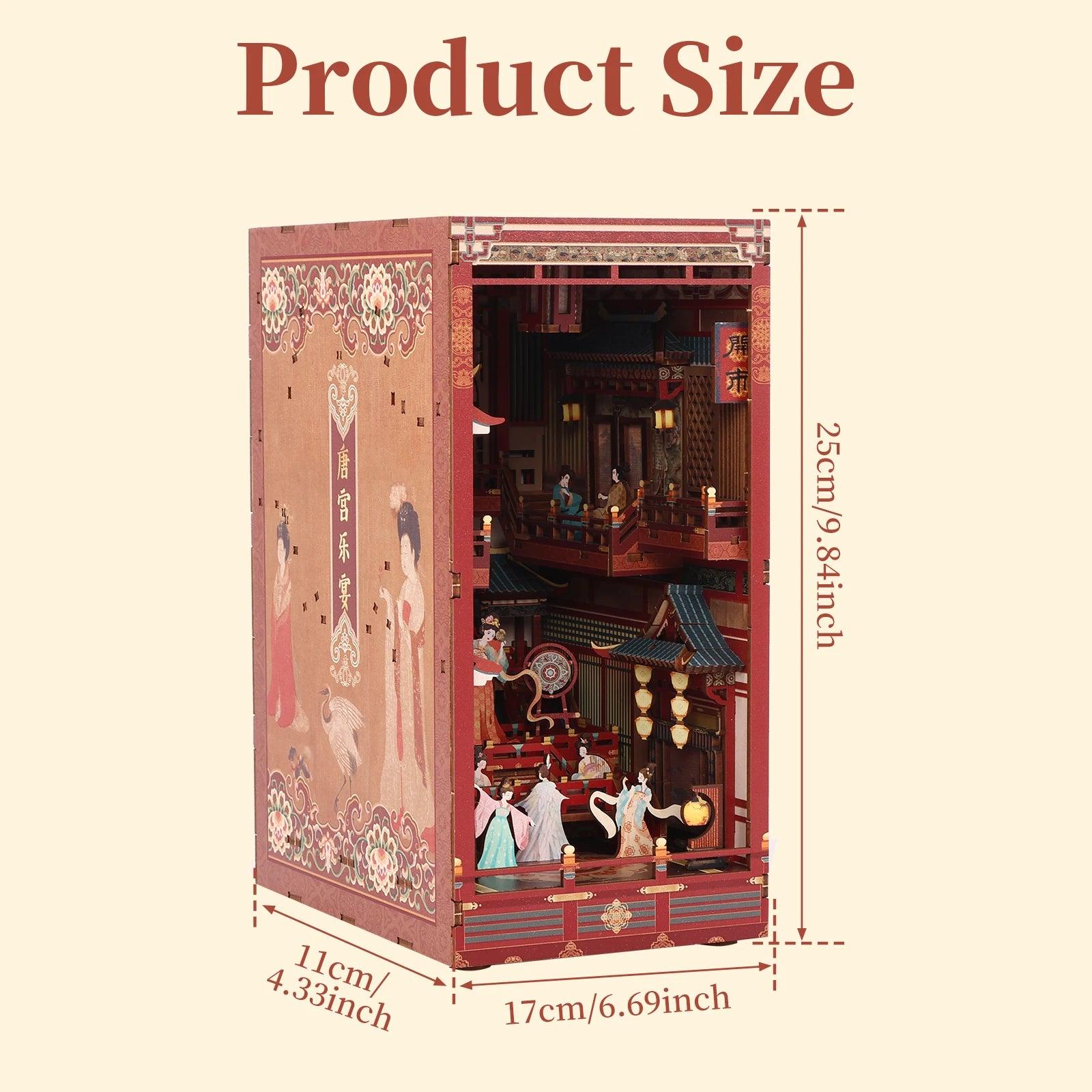 Tang Palace Banquet | DIY Book Nook Shelf Insert Kit - The Emporium