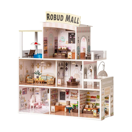 ROBUD Shopping Mall Wooden Dollhouse WDH08